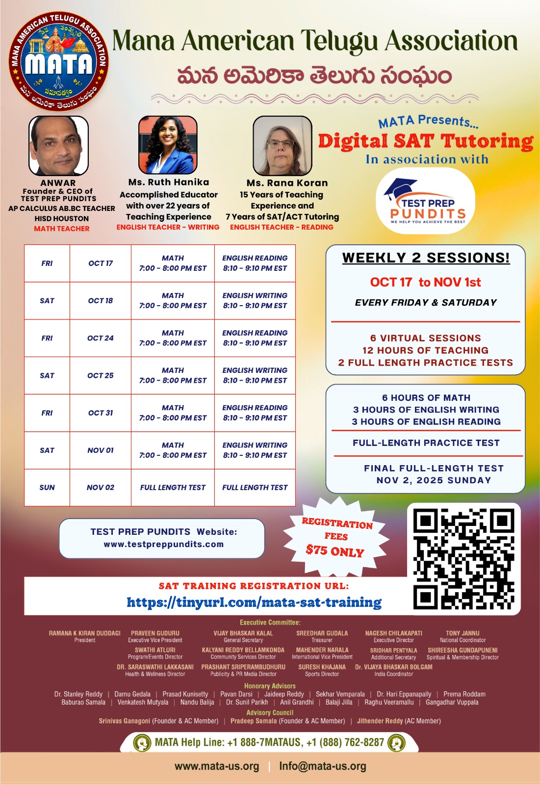 MATA DIGITAL SAT TRAINING OCTOBER - 2025